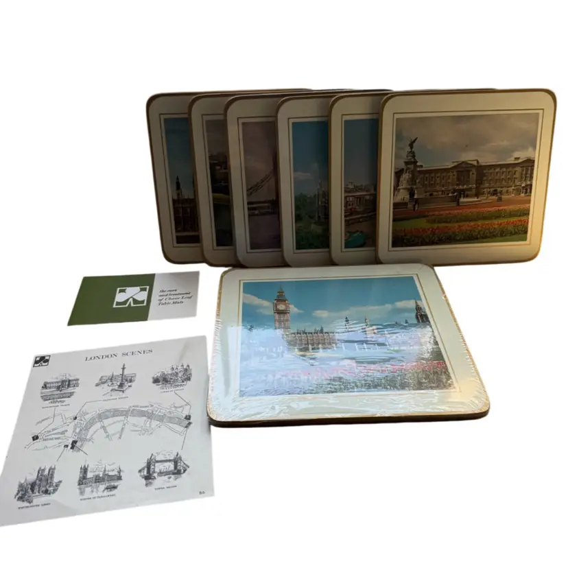 London Landmark table mats produced by the British brand Clover Leaf