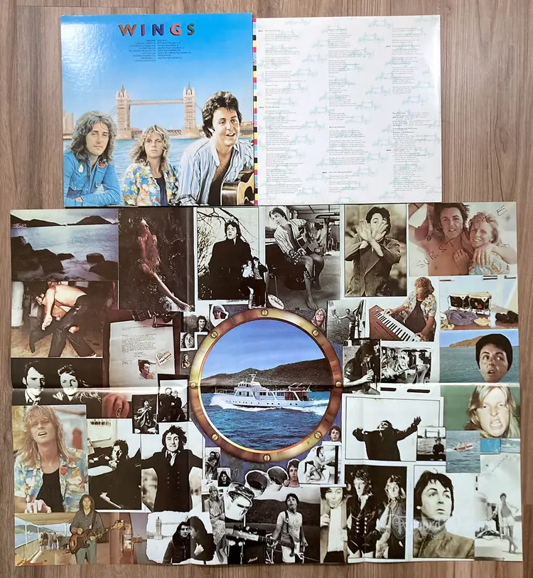 Wings - London Town (1978) Vinyl LP • POSTER • Paul McCartney With a Little Luck