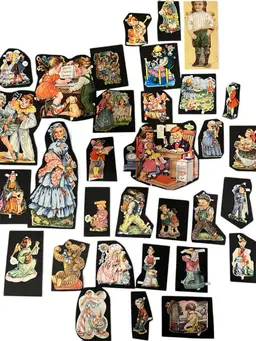 Antique Die Cuts- LOT Of 32- Germany/England