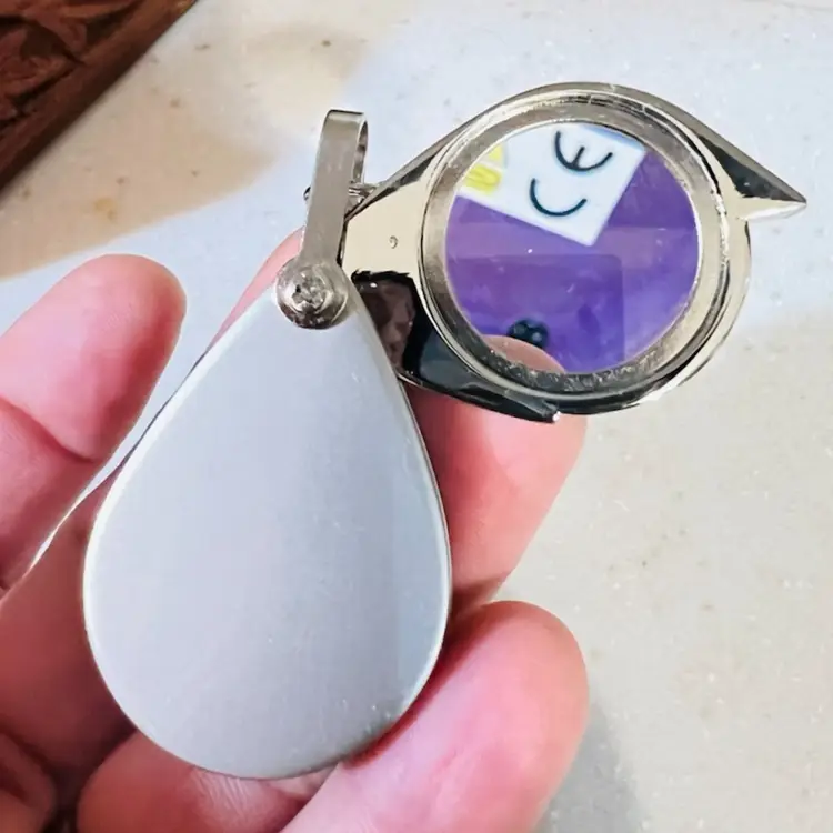 Keychain 10x Loop And LED Light