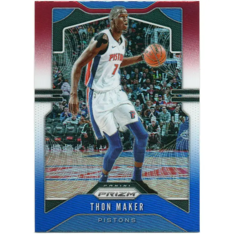 2019-20 Panini Prizm Basketball #96 Thon Maker Red, White, and Blue Prizm
