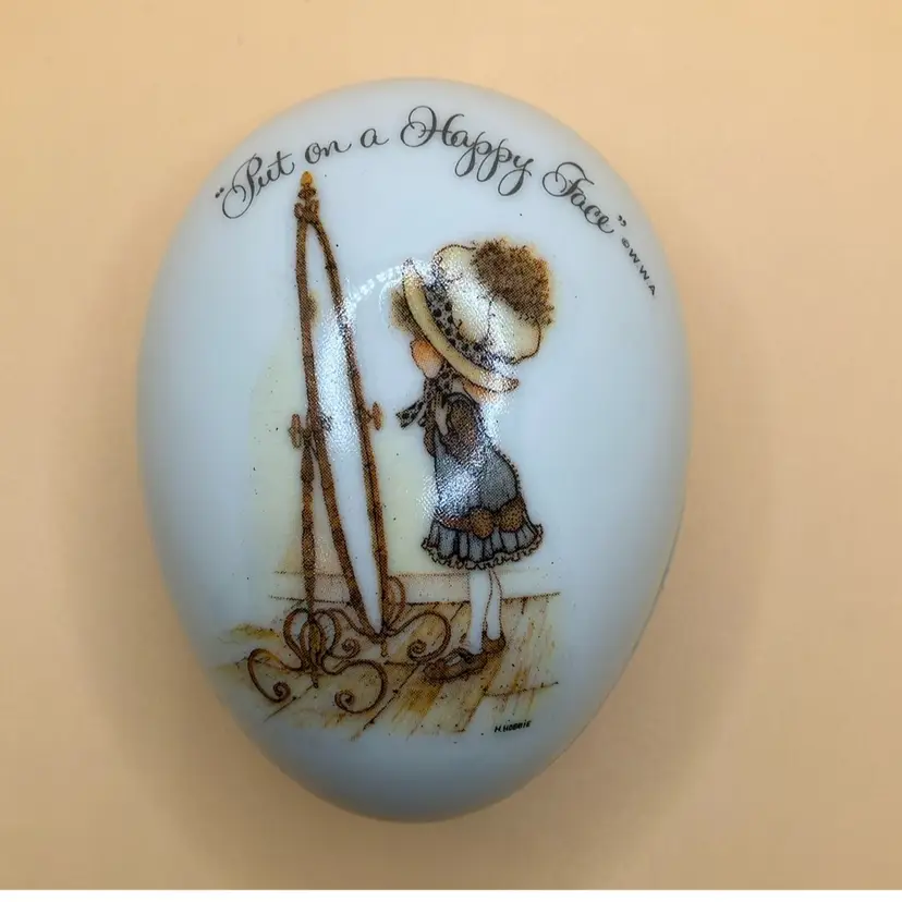 Cute Holly Hobby Trinket Box 1973