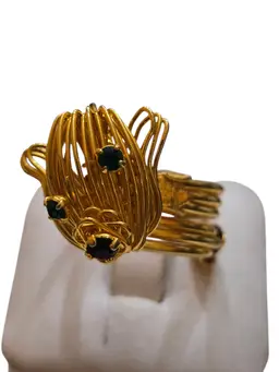 Vintage Hand Wired Adjustable Dog Ring (A9034)