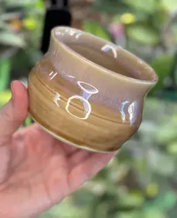 Handmade pot, no drainage 3.25 Inch