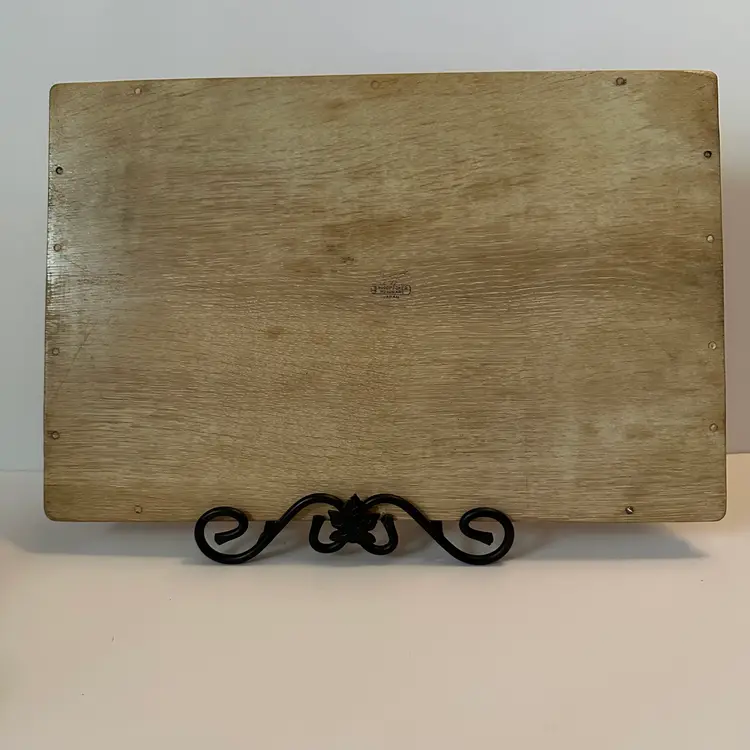 🫎 Vintage Japan Woodpecker Woodware Serving Tray