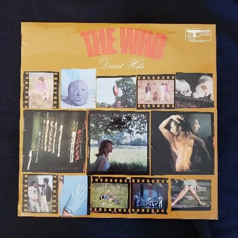 THE WHO Direct Hits Track, Rare UK STEREO Pressing 1968 Vinyl LP Vintage
