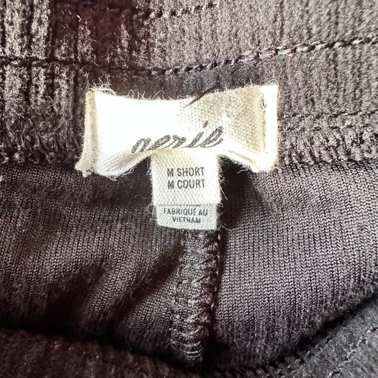 Aerie Black Corduroy Flare Pants (M)