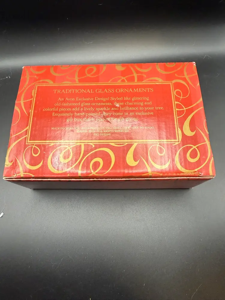 Avon Traditional Glass Ornaments