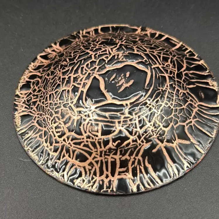 Enamel On Copper Trinket Dish.