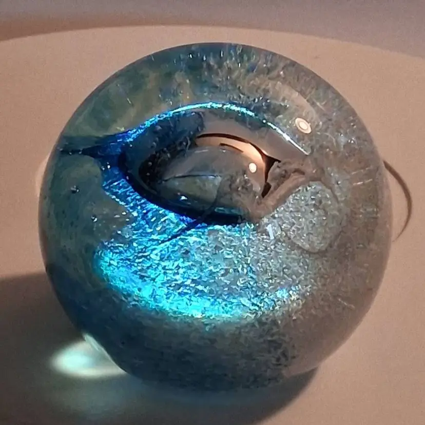 Vintage Caithness Scotland SPLASHDOWN Paperweight