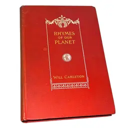 1895 Poetry Book Rhymes Of Our Planet