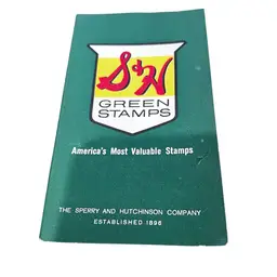 002 Vintage 1961Snw Green Stamps Booklet