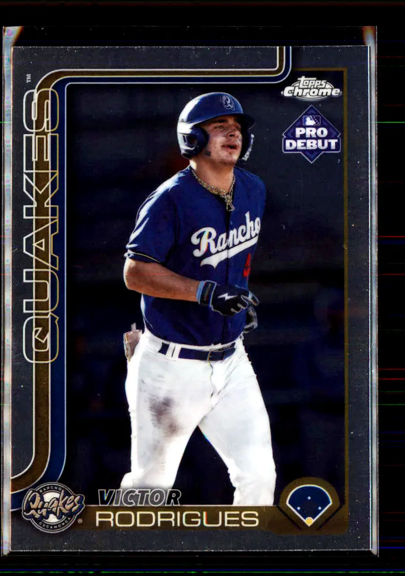 Victor Rodrigues 2025 Topps Pro Debut Chrome #PDC-66 - (135) - Rancho Cucamonga Quakes
