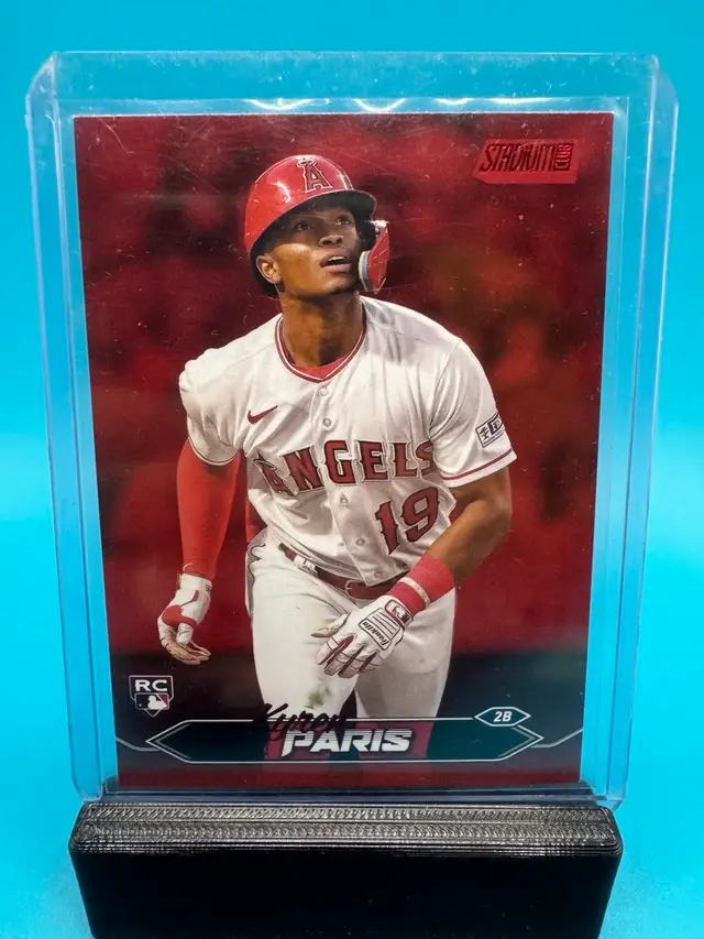 Kyren Paris Stadium Club Red Foil RC Los Angeles Angels