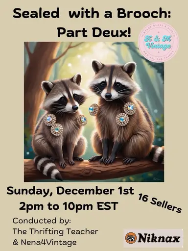 Sealed With A Brooch: Part Deux with KandMVintage 