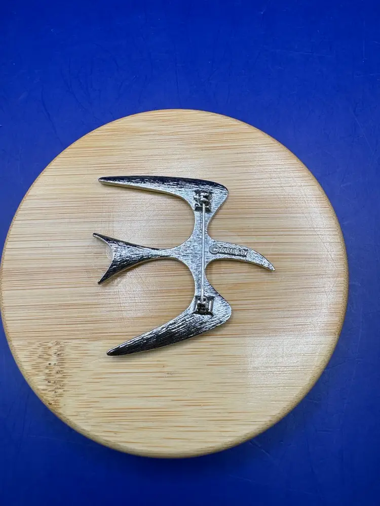 Sarah Coventry Mr. Seagull Silver Tone Brooch