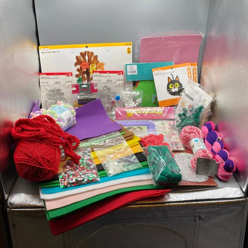 Large Lot of Crafts and Crafting Supplies