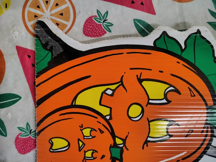 1990s Vintage Ghost Saxophone Boo Pumpkin Halloween Yard Sign Art Party Decor