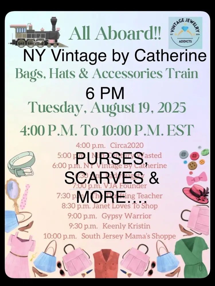 Bags, Hats, And Accessory Train 6 Pm NyYVintage By Catherine