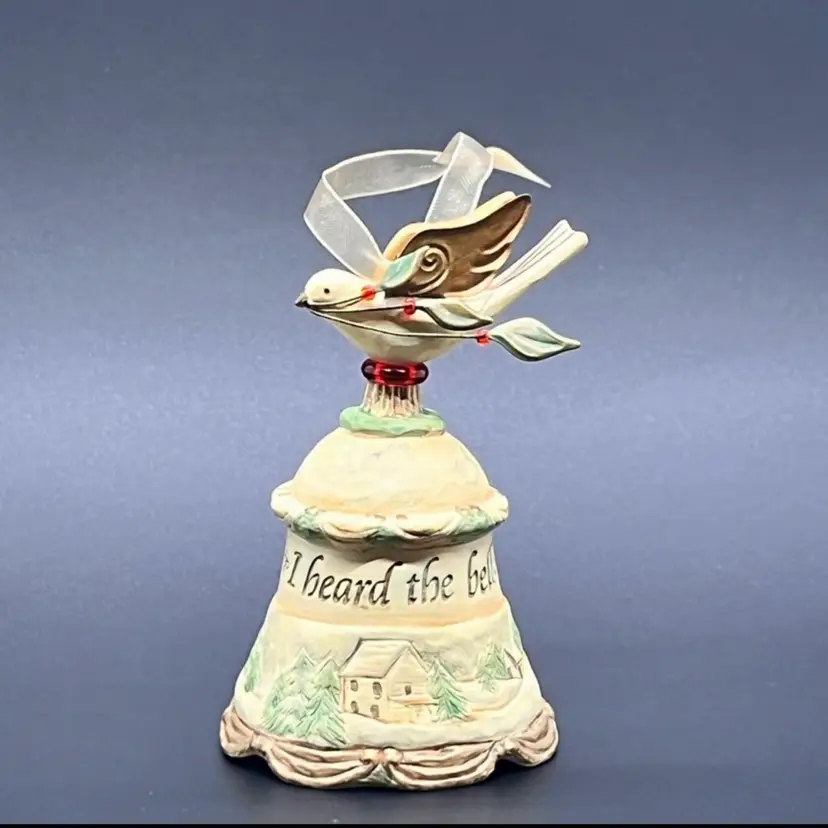 Hallmark Keepsake Bell "I Heard the Bells on Christmas Day" Ornament
