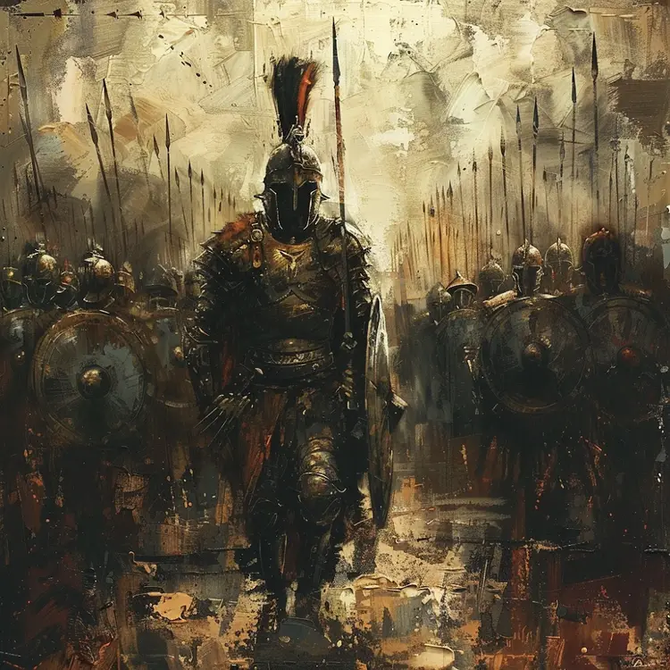 One Man By Kevin George - 8” X 8” Canvas Print