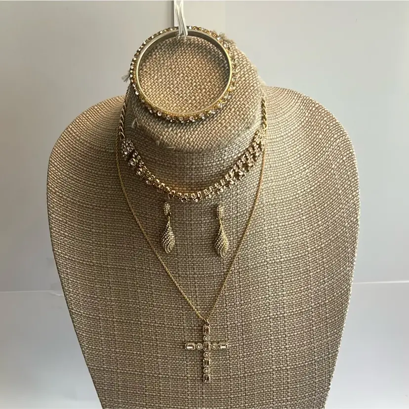 #19 - Rhinestone Cross Lot