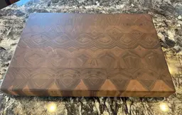 18" x 13" End Grain Walnut Cutting Board - End Grain Walnut Cutting Board