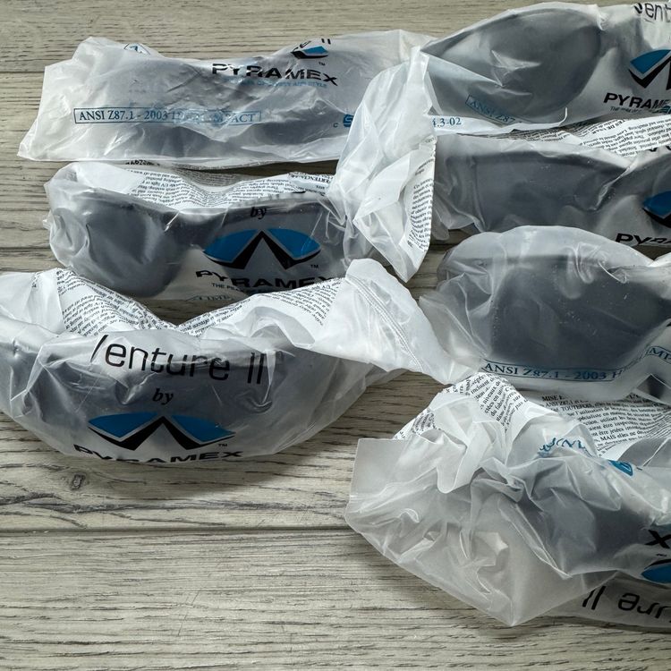 10 Pairs High Impact Tinted Safety Glasses