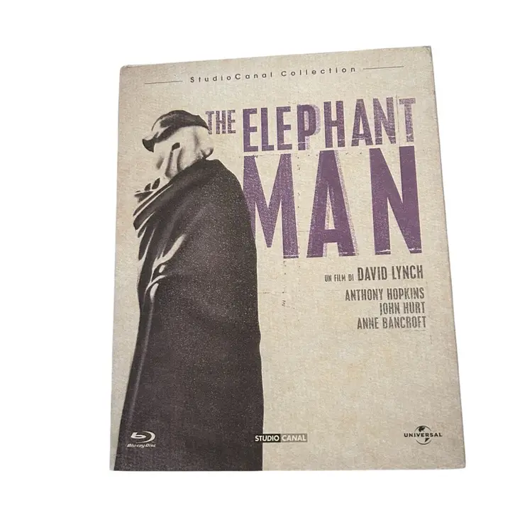 The Elephant Man StudioCanal Collection Blue Ray DVD In Sleeve W/Book Packaging.