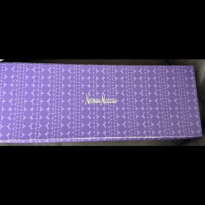 Neiman Marcus Black Marble Cheese Tray/Marker Set READ