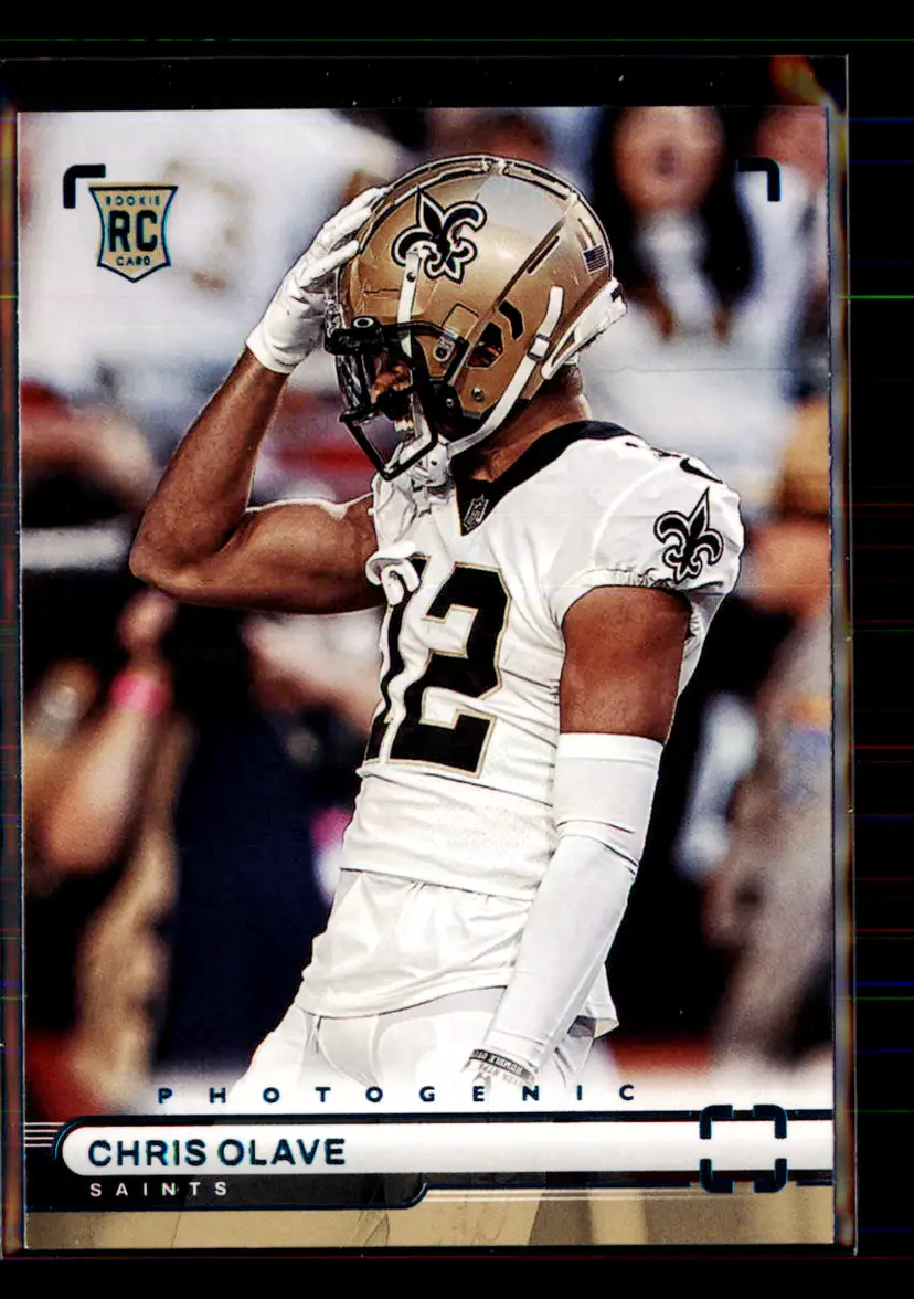Chris Olave 2022 Panini Chronicles Teal Photogenic #PH-40 - (113) - New Orleans Saints