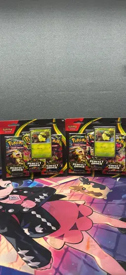 Pokemon Perfect Order 3 Pack Blister Chinois X2