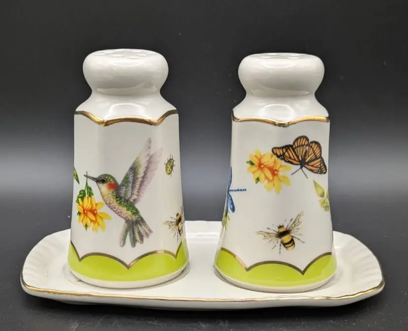 Anthropologie- Lou Rota "Mother Nature" Salt and Pepper set