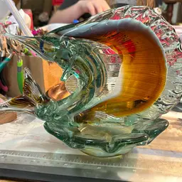 Vintage Murano Ashtray Swordfish