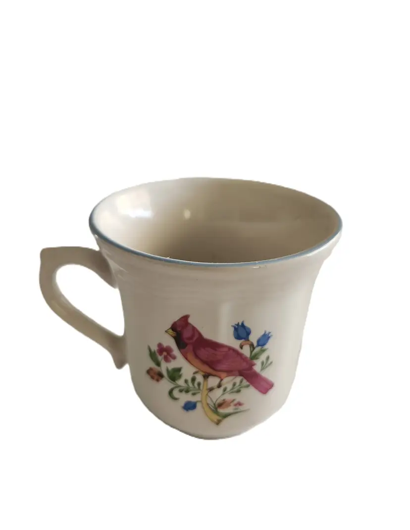 35-Tienshan Stoneware Aviary Coffee Cup