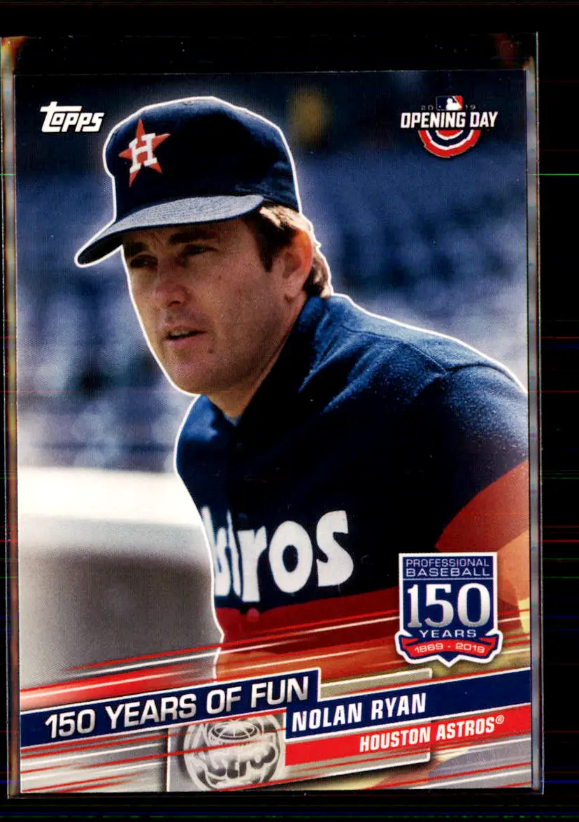 Nolan Ryan 2019 Topps Opening Day 150 Years of Fun #YOF-17 - (135) - Houston Astros