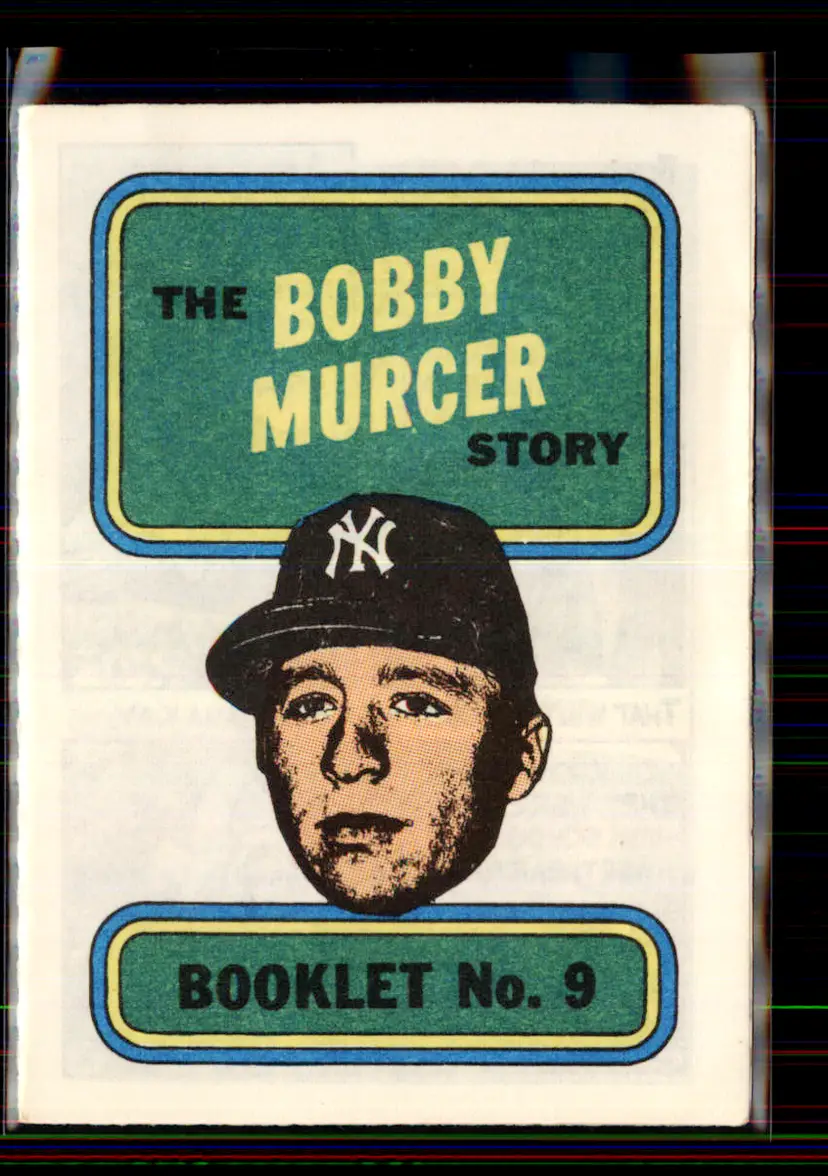 Bobby Murcer 1970 Topps Booklets #9 - New York Yankees - (pk2-87)