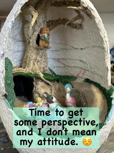 Crafting an Easter diorama for my mom-cont. 