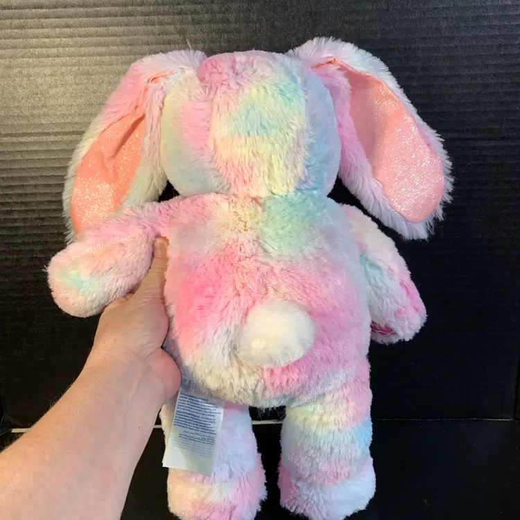 Build A Bear Pastel Swirl Pawlette Bunny