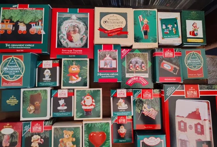 30 Hallmark ornaments 1980s-90s Lot #2