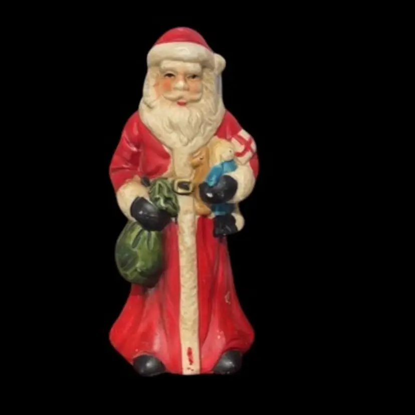 **Midwest Of Cannon Falls Santa Ceramic Primitive Figurine🎅 5”