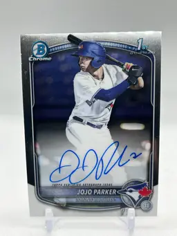Jojo Parker 2025 Bowman Draft Chrome 1st Auto Toronto Blue Jays