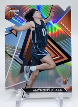 Anthony Black 2023-24 Topps Finest #179 Die-Cut Refractor /35 Orlando Magic RC