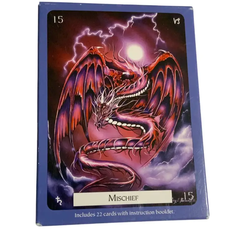 606 Imperial Dragon 🐉 Oracle US Games Systems Inc Full Book And Card Set 4.5” By 3.25”