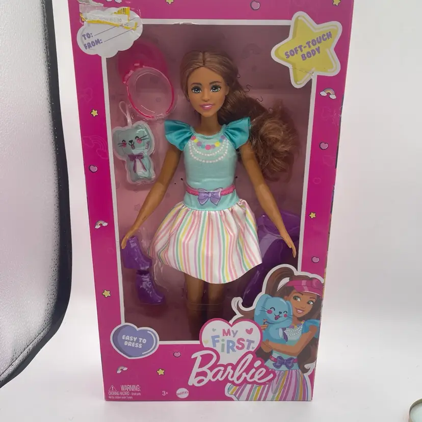 2023 Barbie My First Preschool Doll, Teresa with Posable Body & Brunette Hair