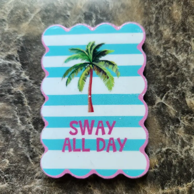 Palm Tree Fridge Magnet 2"x3"