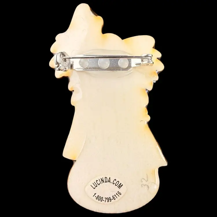 Lucinda Sparkle Fairy & Bird Brooch 2.5”