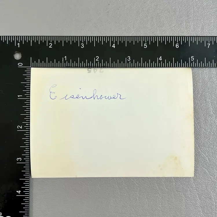 Vintage Dwight D Eisenhower President Of The United States Photo Snapshot 3.5x5"