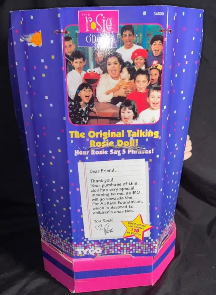 Plush Rosie O'Doll Doll Brand New - Rosie Odonnell