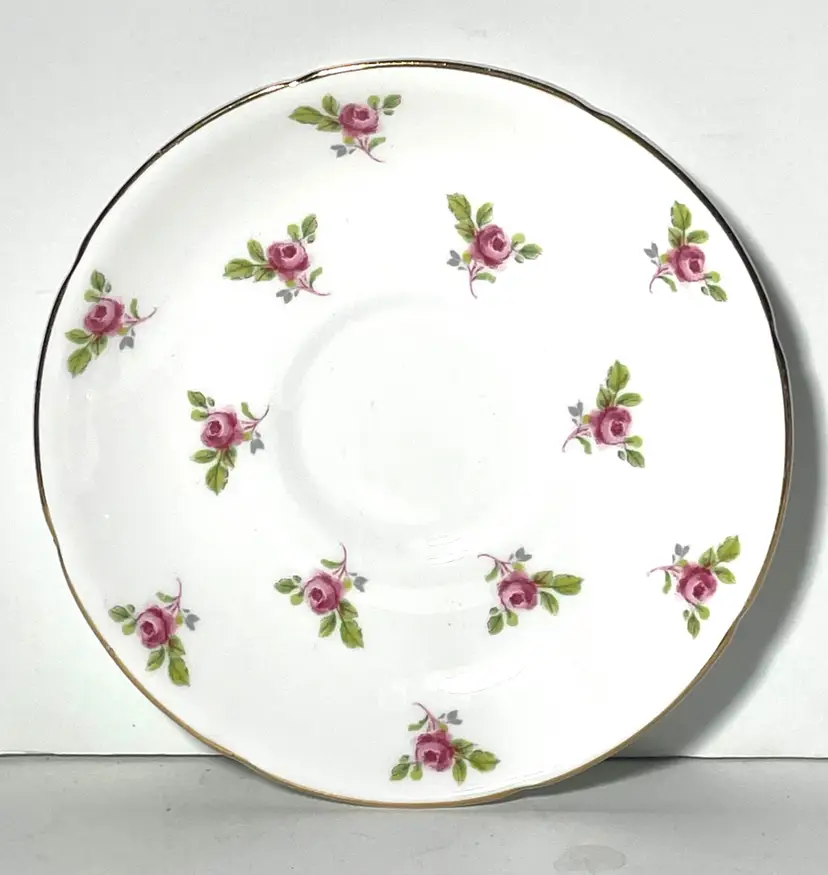 Royal Grafton Bone China Replacement Saucer Pink Roses Made In England.